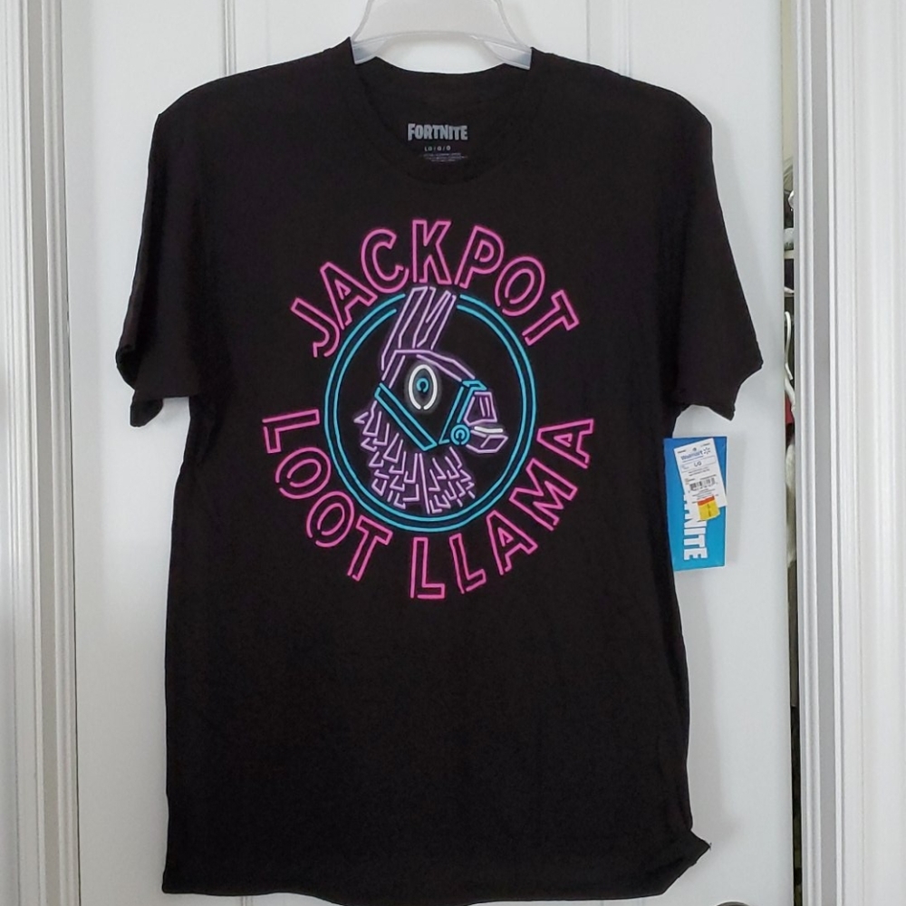 Fortnite Jackpot Loot Llama tshirt
